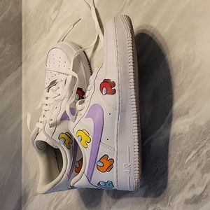 Nike Air Force 1 Hand-Painted Among Us